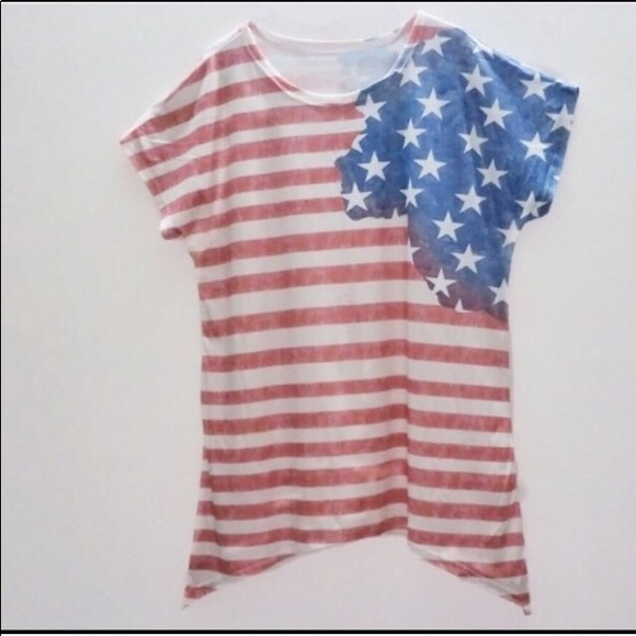 FINAL🎉HP🎉AMERICAN FLAG T-SHIRT🇺🇸USA - Picture 3 of 8